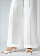 High Waist Pintuck Pant - 260626