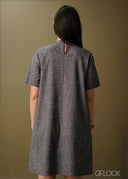 Short Sleeve Shift Dress - 061025