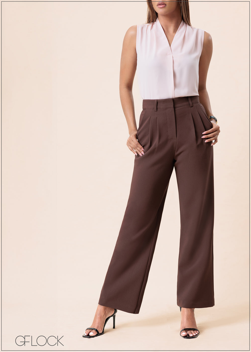 Front Pleat Top - 160525