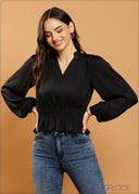 Tie Neck Top - 070325
