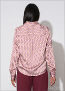 Printed Long Sleeve Shirt - 070725