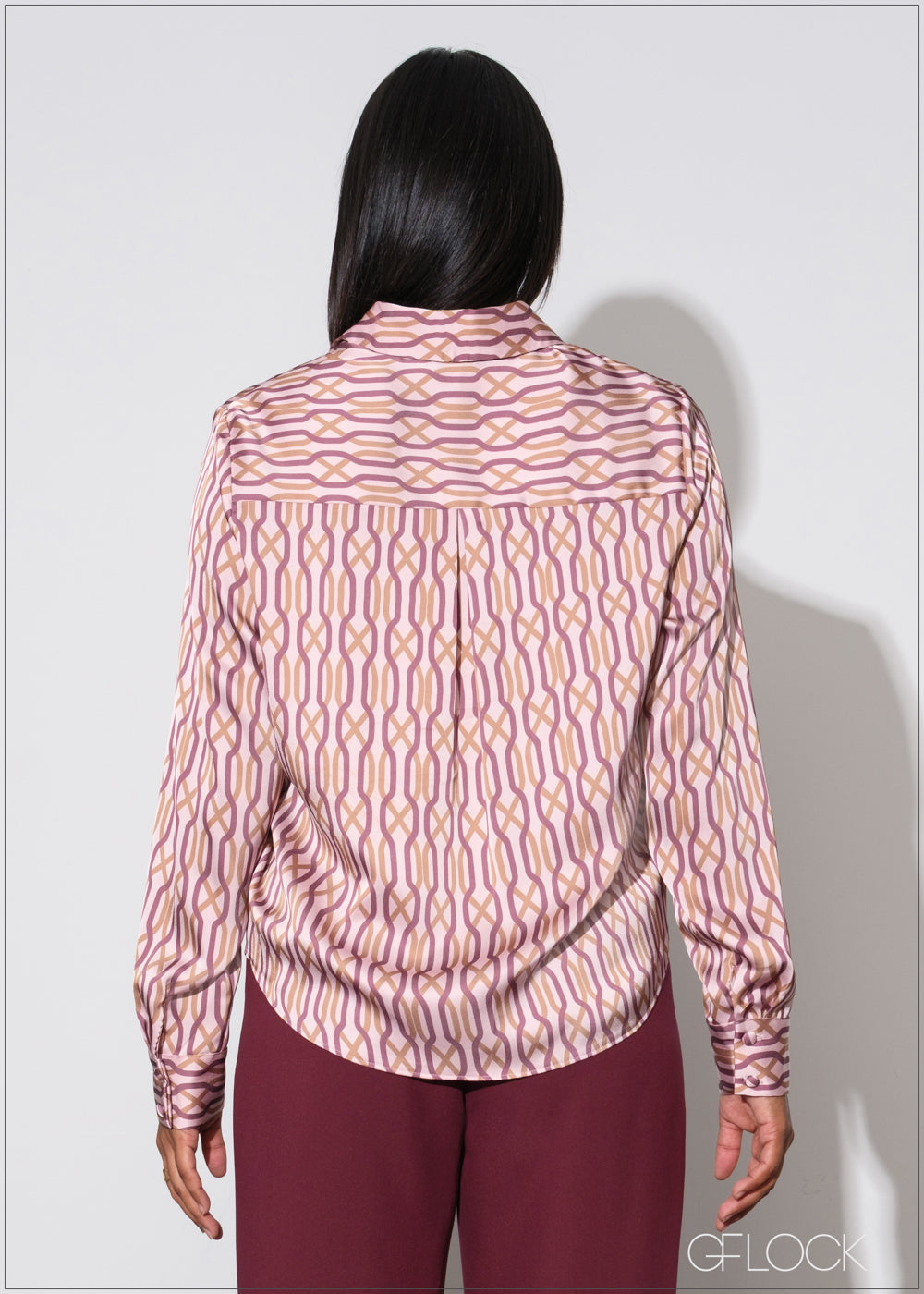 Printed Long Sleeve Shirt - 070725