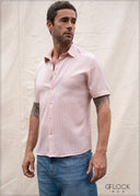 Normal Collar Short Sleeve Shirt - 080426