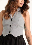 Gingham Waistcoat - 060226