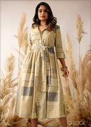 Printed Shirt Dress - 240626