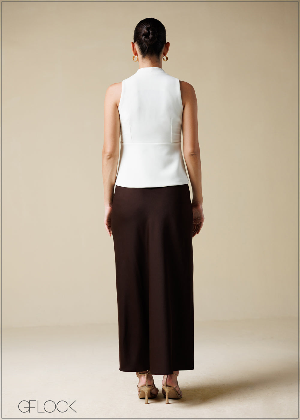 High Waist Maxi Skirt - 250725