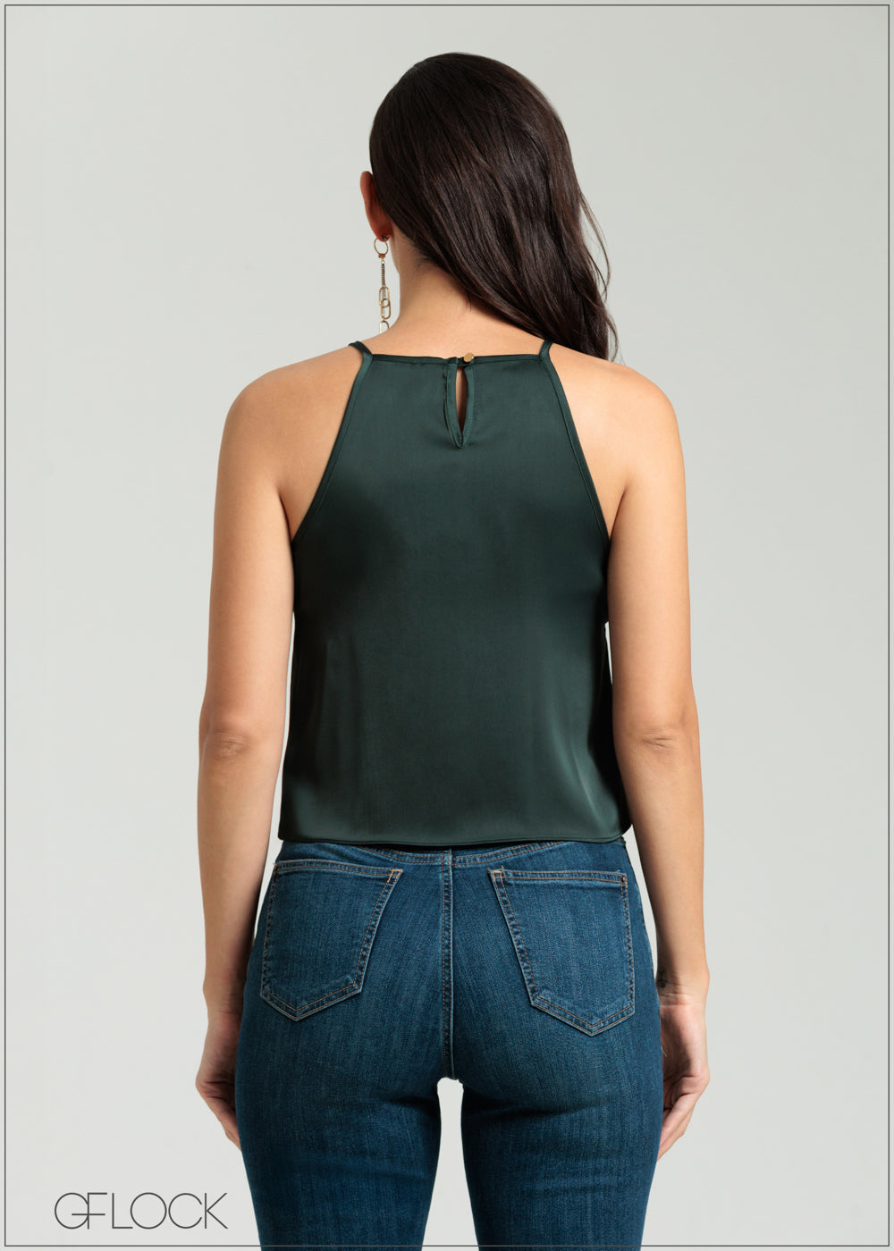 Halter-Cut Strappy Top - 080825