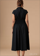 Smock Detail Dress - 140926