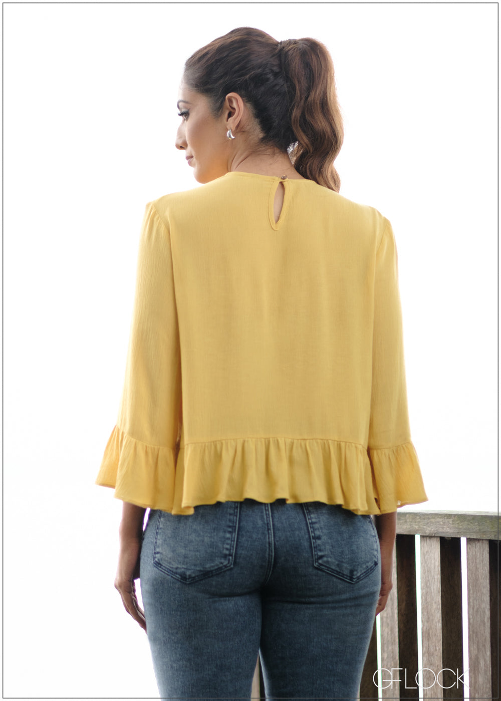 Frill Sleeve Top - 031123