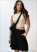 Strappy Rib Top - 200226