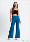 High Waisted Bootleg Pant - 260824