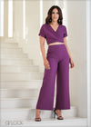 High Waisted Flare Pant - 271023