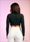 Long Sleeved Crop Top - 290324