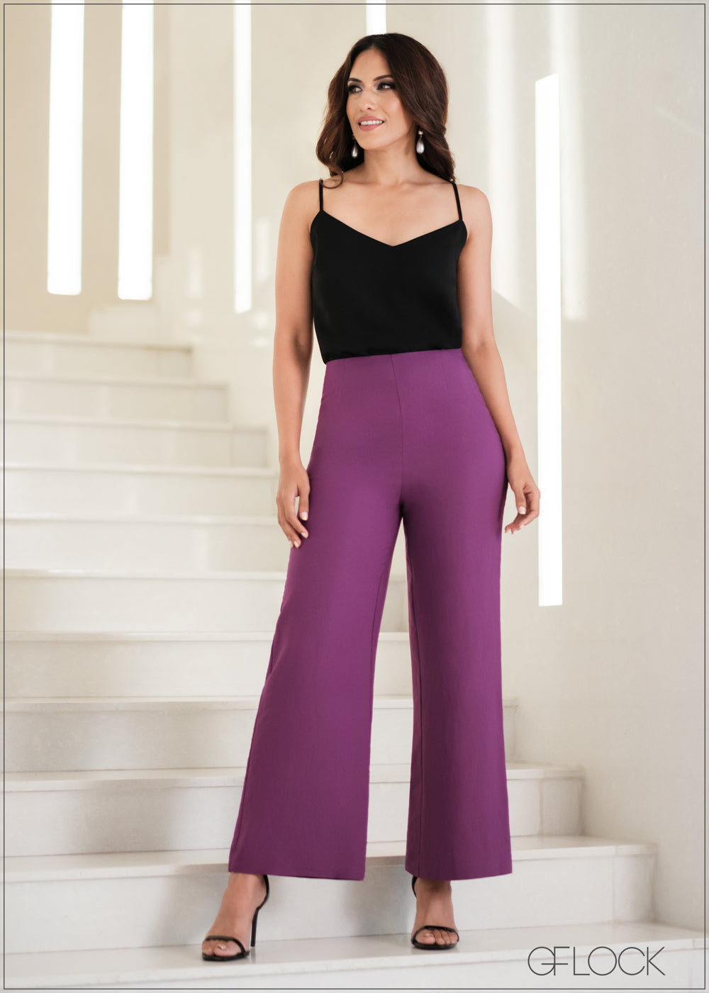 High Waisted Flare Pant - 271023