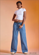 Denim Pull-On Pant - Short Length - 120926