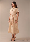 Embroidered Dress - 290726