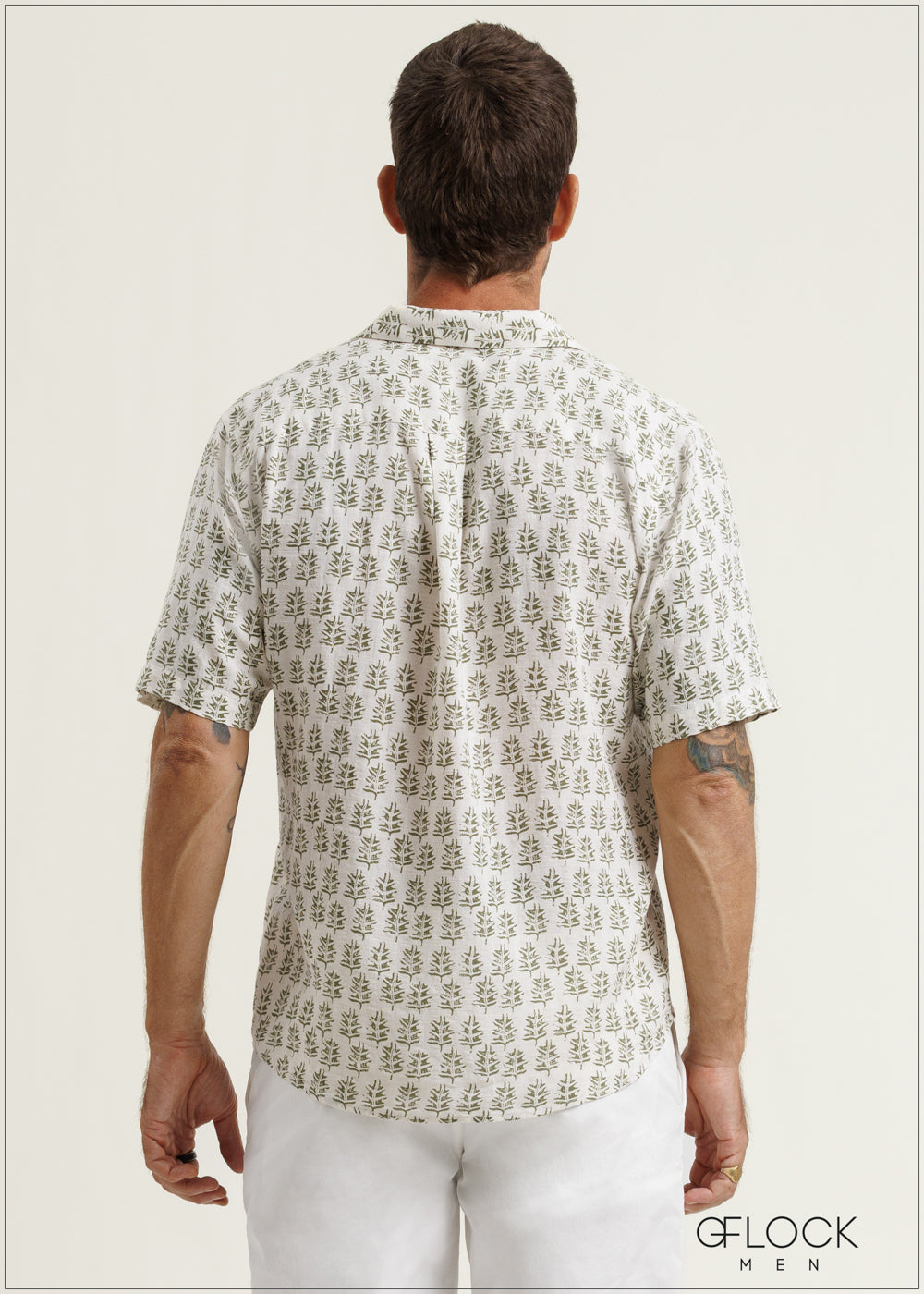 Normal Collar Short Sleeve Shirt - 180625