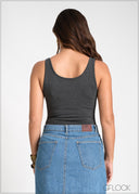 Scoop Neck Bodysuit - 281024