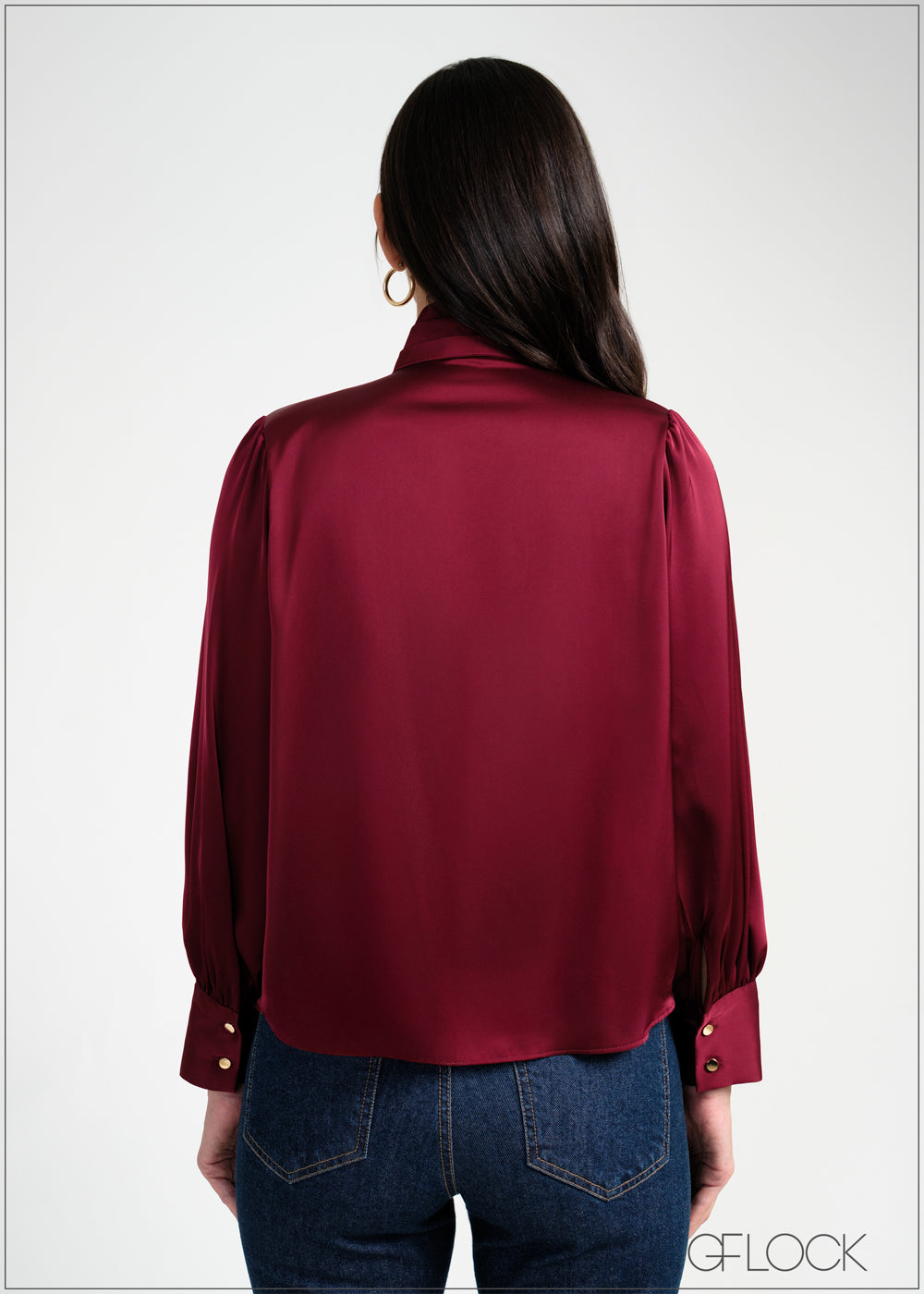 Front Pleat & Button Detailed Shirt - 050925