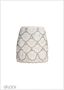 Hand Embellished Skirt - 271225