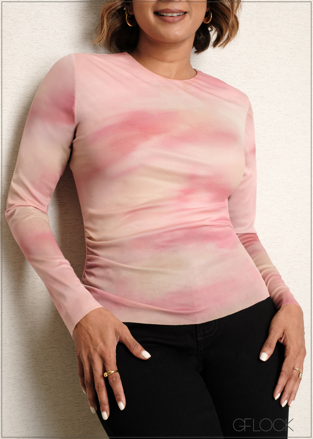 Long Sleeve Tie Dye Tee - 090525