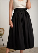 Knot Detailed Skirt - 060625