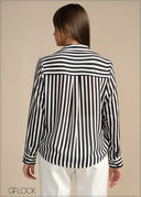 Long Sleeve Striped Shirt - 020226