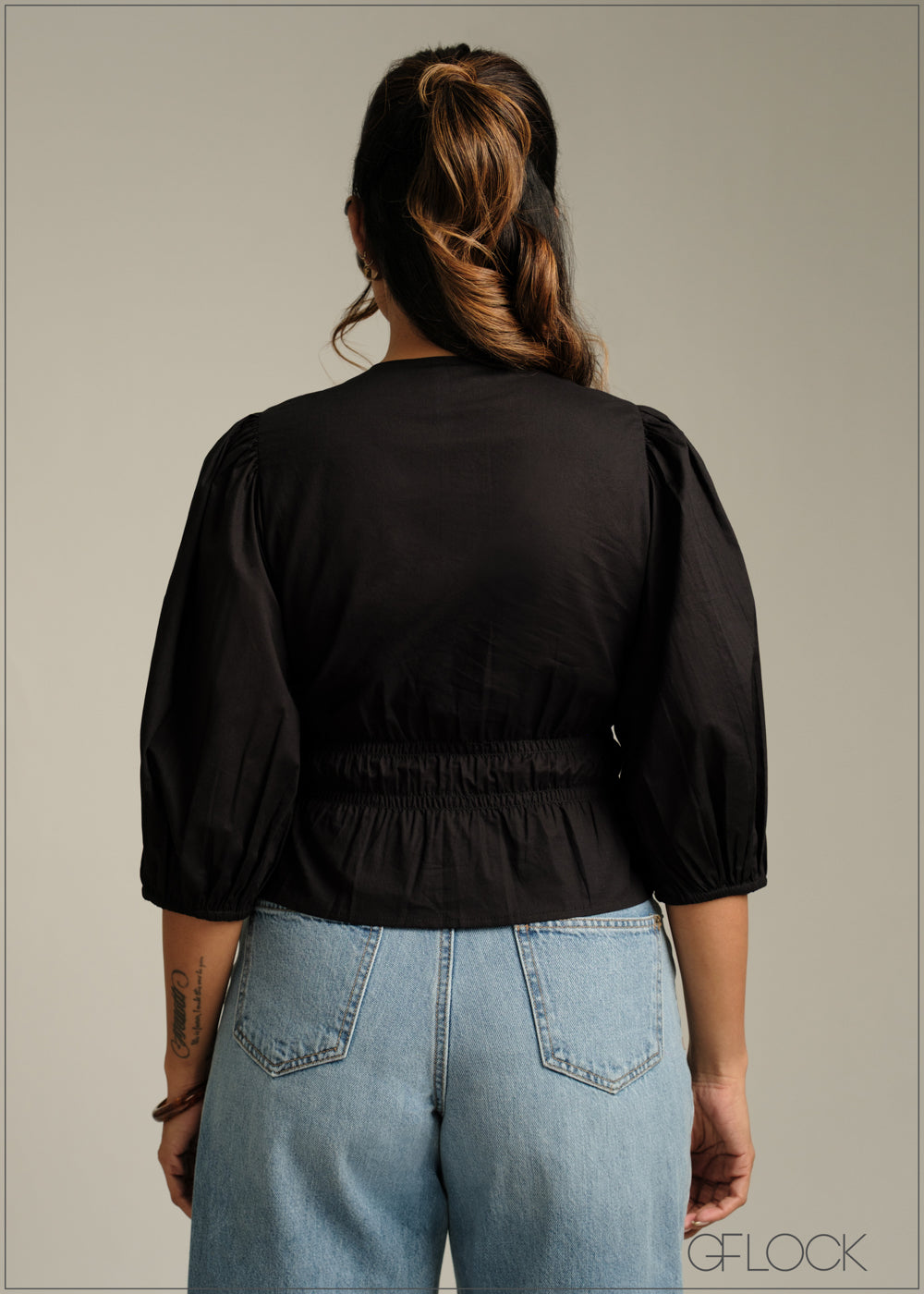 Ladies Cotton Woven Blouse - 190925