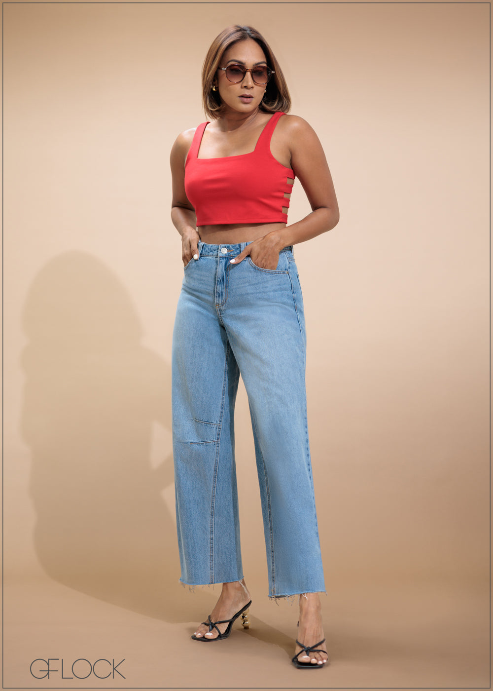 Caged Back Top - 230725