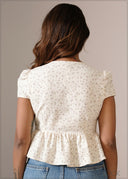 Floral Cotton Top - 121026