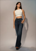 High Rise Bootcut Jean - Long Length - 250626
