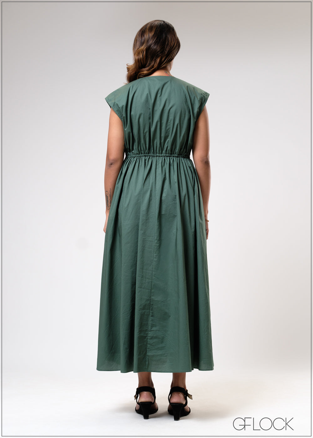 Gathered Detail Dress - 310725