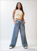 Stripe Crop Top - 200226