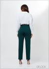 High Waisted Straight Leg Pant - 030723