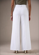 High Waist Pleated Pant - Long Length - 060326