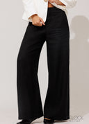 High Waist Stretch Linen Pant - 120826