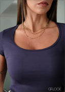 Scoop Neck Top - 141225