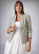 Printed Blazer - 230326