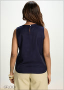 Sleeveless Basic Top - 130826