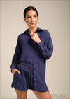 Button Down Cover-Up Shirt - 100723