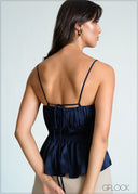 Gathered Front Cami Top - 170726
