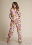 Printed Pant - 180825