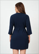 Three Quarter Sleeve Dress - 100624