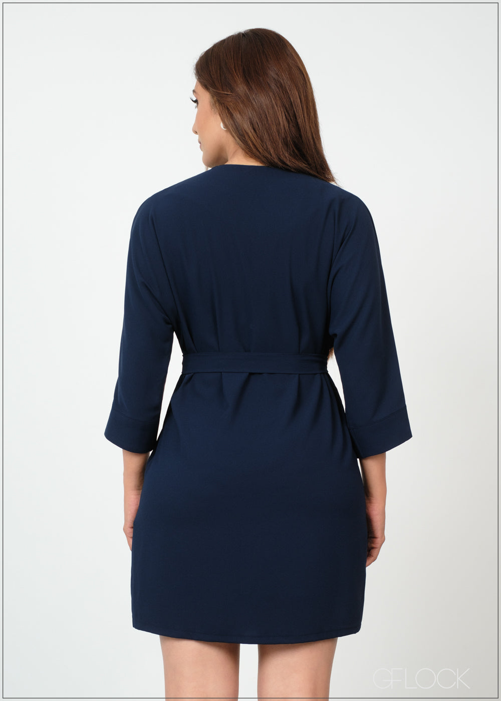 Three Quarter Sleeve Dress - 100624