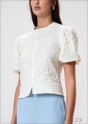 Puff Sleeved Top - 230926W