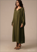 Belt Detailed Dress - 031026