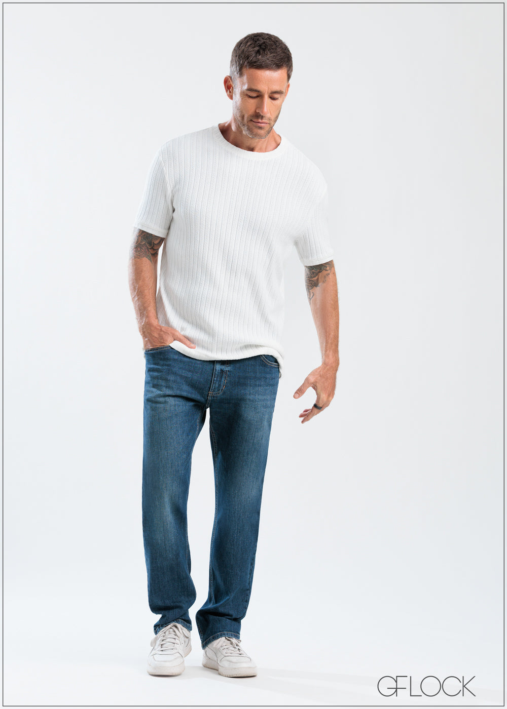 Straight Leg Jeans - Long Length - 250625