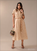Embroidered Dress - 290726