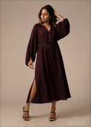 Belt Detailed Dress - 031026