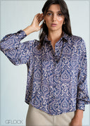 Printed Basic Shirt - 170726